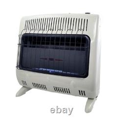 Mr Heater 30000 BTU Vent Free Blue Flame Natural Gas Heating Thermostat