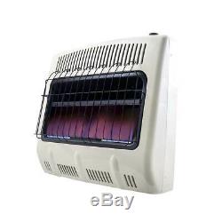Mr Heater 30000 BTU Vent Free Blue Flame Natural Gas Wall or Floor Indoor Heater