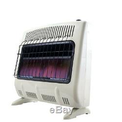Mr. Heater 30,000 BTU Vent Free Blue Flame Natural Gas Heater with Blower