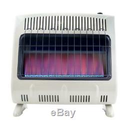 Mr. Heater 30,000 BTU Vent Free Blue Flame Natural Gas Heater with Blower, NEW