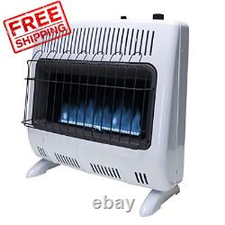 Mr. Heater 30,000 BTU Vent Free Blue Flame Natural Gas One Size, White