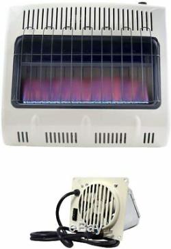 Mr. Heater 30,000 BTU Vent Free Blue Flame Propane Heat plus vent free blower