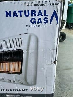 Mr Heater 30,000 BTU Vent Free Radiant Natural Gas Heater, New Open Box
