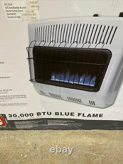 Mr Heater 30,000k BTU Vent Free Blue Flame Propane Gas Wall or Floor Indoor S-17