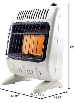 Mr. Heater F299811 Vent Free Radiant Natural Gas Heater White