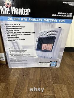 Mr. Heater Home Jobsite 20000 BTU Mountable Vent Free Radiant Natural Gas Heater