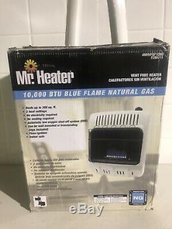 Mr Heater MHVBFB10NG 10,000 BTU Vent Free Blue Flame Natural Gas Heater New