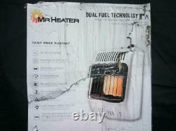 Mr. Heater MHVFDF10RT Vent Free Radiant Dual Fuel Heater 10,000 BTU New Open Box
