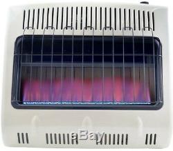 Mr. Heater Natural Gas Heater 30000 BTU Vent Free Blue Flame Wall or Floor Mount