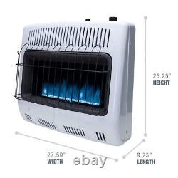 Mr. Heater Propane Heater 30000Btu Ventfree Blue Flame Natural Gas+Auto Shut Off