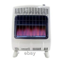 Mr. Heater SpaceHeater 20,000-BTU Vent Free Blue Flame Natural Gas Off White