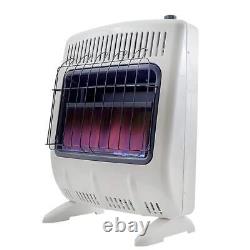Mr. Heater SpaceHeater 20,000-BTU Vent Free Blue Flame Natural Gas Off White