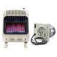 Mr. Heater Vent Free Blower Fan Kit And Blue Flame Natural Gas Heater