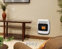 Natural Gas Heater 6000 BTU Infrared Vent Free Wall Mount Indoor Home Appliances