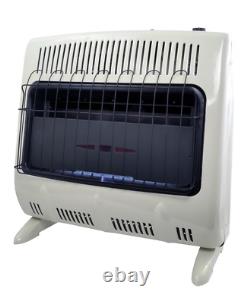 Natural Gas Heater Vent Free Blue Flame with 30 000 BTU Output Low Oxygen