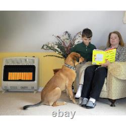Natural Gas Heater Vent Free Radiant Cabin Relaxing Home Heat 30000 BTU