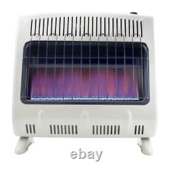 Natural Gas Heater with Built In Blower 30000BTU Vent Free Mr Heater Blue Flame