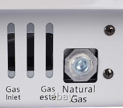 Natural Gas Thermostatic Wall Heater Vent Free 30K BTU Blue Flame Garage Heating