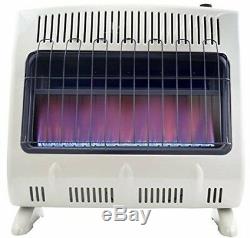 Natural Gas Vent Free Heater, Blue Flame Burner Automatic Thermostat HVAC New
