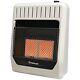 Natural Gas Vent Free Infrared Gas Space Heater 20,000 Btu, T-stat Control