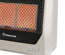 Natural Gas Vent Free Infrared Gas Space Heater 20,000 BTU, T-Stat Control