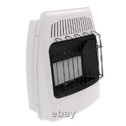 Natural Gas Wall Heater 18,000 BTU Infrared Vent Free Indoor Home Cabin Heating