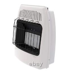 Natural Gas Wall Heater 18,000 BTU Infrared Vent Free Indoor Home Cabin Heating