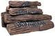 Natural Glo Large Gas Fireplace Logs 10 Piece Set Of Ceramic Wood Logs. Use In