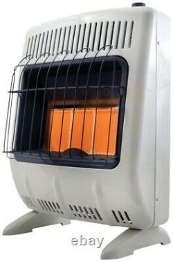 New Mr Heater F299821 Natural Radiant 3 Plaque Gas Heater 20k Vent Free