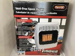 New Sealed Natural Gas Dyna-Glo 12,000 BTU Vent Free Infared Space Heater
