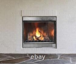 OPEN BOXPL42 Outdoor Vent Free Stainless Steel Natural Gas Montigo Fireplace