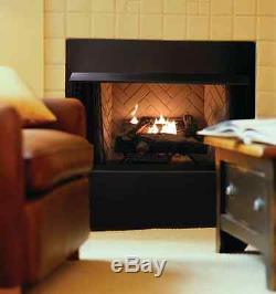 Oakwood Vent Free Natural Gas Fireplace Logs 24 in Thermostatic Control Heating