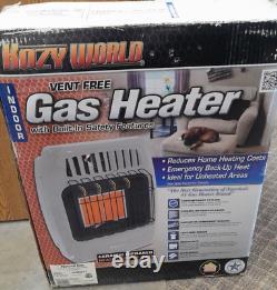 Open Box Kozy World KWN195 18,000 BTU Natural Gas Heater