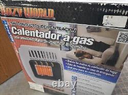 Open Box Kozy World KWN195 18,000 BTU Natural Gas Heater