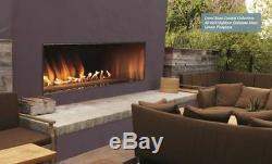 Outdoor 60 SS Manual Ignition Linear Fireplace Natural Gas