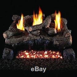 Peterson Real Fyre 24-inch Evening Fyre Log Set With Vent-free Ng/ Lp