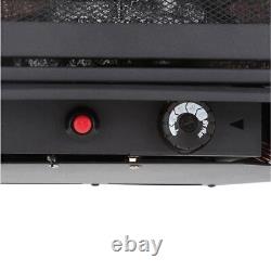 Pleasant Hearth Gas Stove 23.5 20,000-Btu Vent-Free Dual Fuel Compact Black