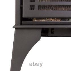 Pleasant Hearth Gas Stove 23.5 20,000-Btu Vent-Free Dual Fuel Compact Black