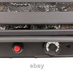 Pleasant Hearth Gas Stove 23.5 20,000-Btu Vent-Free Dual Fuel Compact Black