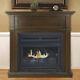 Pleasant Hearth Vent-free Fireplace- 27,500 Btu 42in Natural Gas Cherry Finish