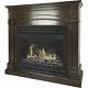 Pleasant Hearth Vent-free Fireplace- 32,000btu 46in Natural Gas Cherry Finish