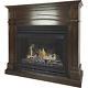 Pleasant Hearth Vent-free Fireplace- 32,000 Btu 46in Natural Gas Cherry Finish