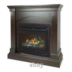 Pleasant Hearth Vent-Free Natural Gas Fireplace System 35.75 20,000 BTU Tobacco