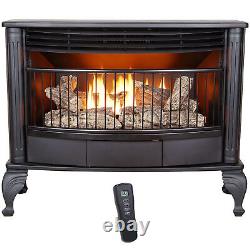 ProCom 25,000 BTU Dual Fuel Ventless Fireplace with Programmable Remote Control