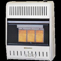 ProCom Dual Fuel Vent Free Gas Heater, Ventless, 20K BTU With Base & Blower