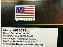 ProCom MG30TBF 30,000 BTU Natural/Propane Gas Vent-Free Wall Heater New