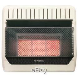 ProCom MN3PHG Natural Gas Infrared Wall Heater, 30000 BTU, Vent Free