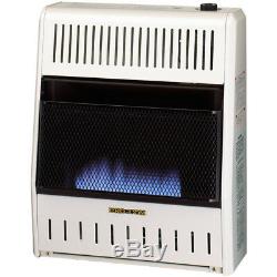 ProCom Ventless Blue Flame Gas Heater with Base and Blower, Vent Free -20,000 BTU