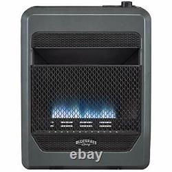 Propane Gas Vent Free Blue Flame Gas Space Heater With Blower And Base Feet 2000