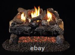 Real Fyre Evening Fyre Charred Vent-Free Gas Logs (ECV-30), 30-Inch (logs Only)